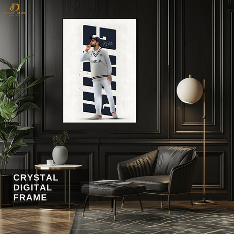 Virat Kohli 12 - Cricket - Premium Wall Art