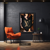 Louis Vuitton x Snake - Artwork - Premium Wall Art