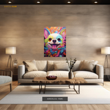 Dog Colour Splash 1 Premium Wall Art