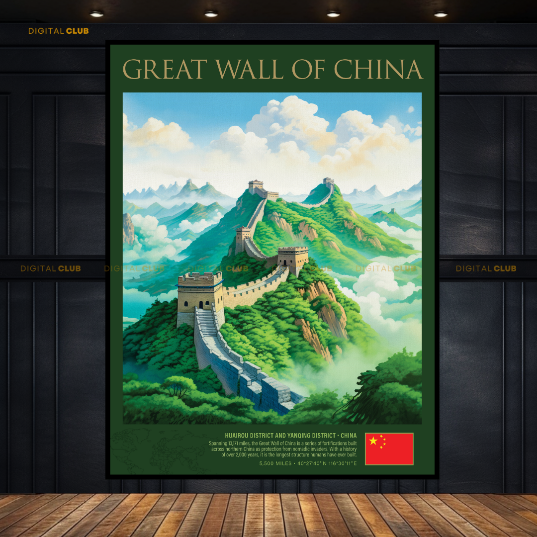 Great Wall of China Premium Wall Art