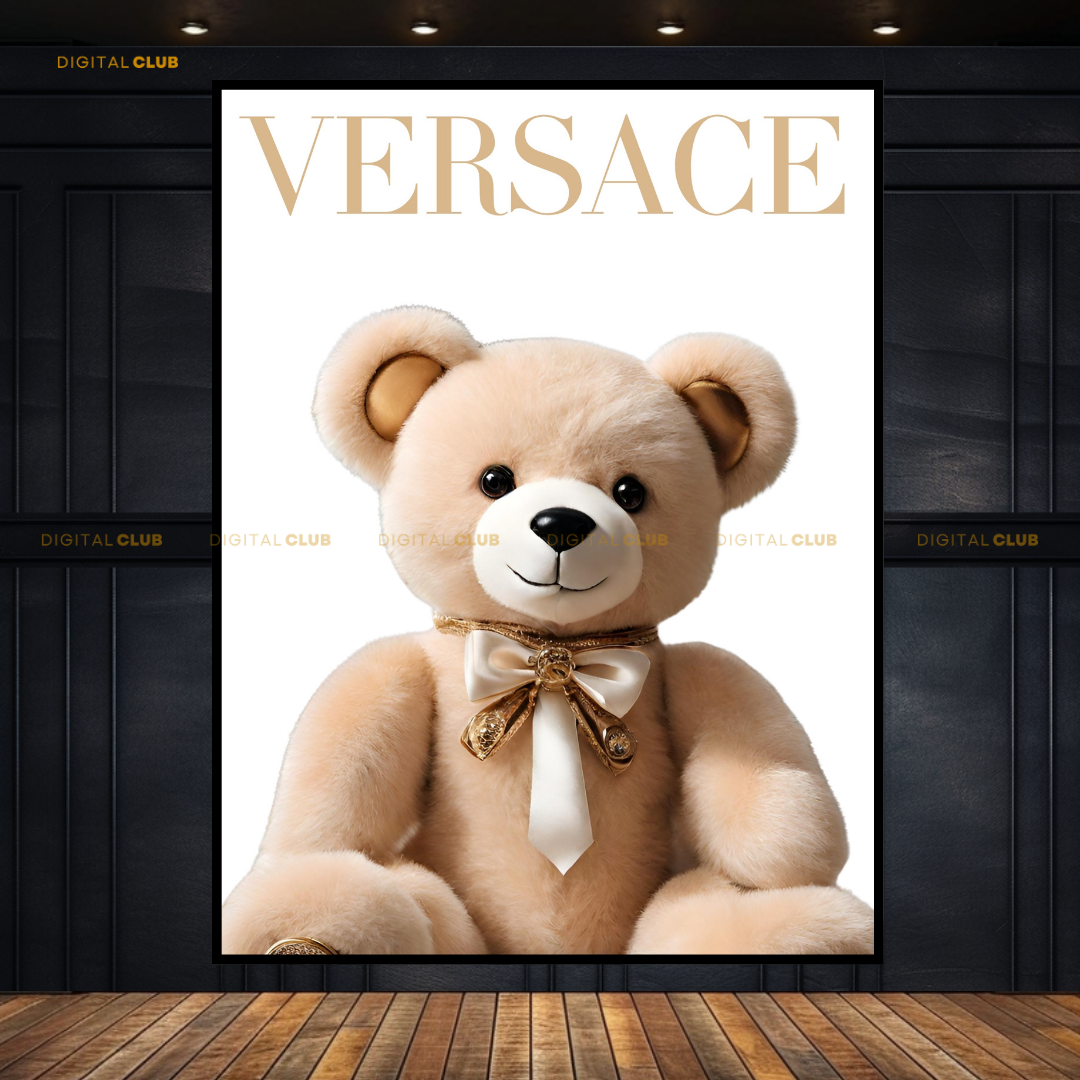 Versace Teddy Bear Premium Wall Art