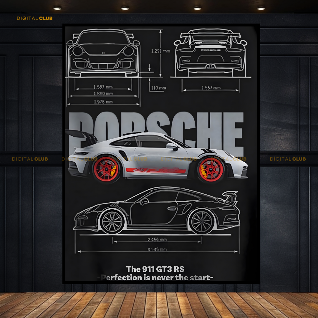 Porsche - Artwork 2 - Premium Wall Art