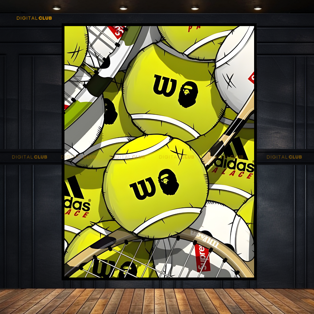 Tennis Ball  Premium Wall Art