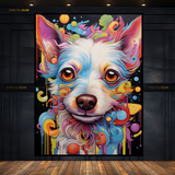 Dog Colour Splash 2 Premium Wall Art