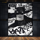 Batman Movie Comic Page Premium Wall Art