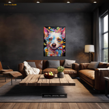 Dog Colour Splash 2 Premium Wall Art