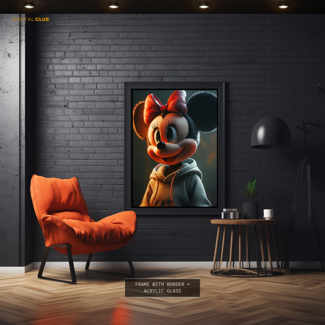 Minnie Mouse Disney HD Artwork Premium Wall Art