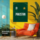 Pakistan - Cricket - Premium Wall Art