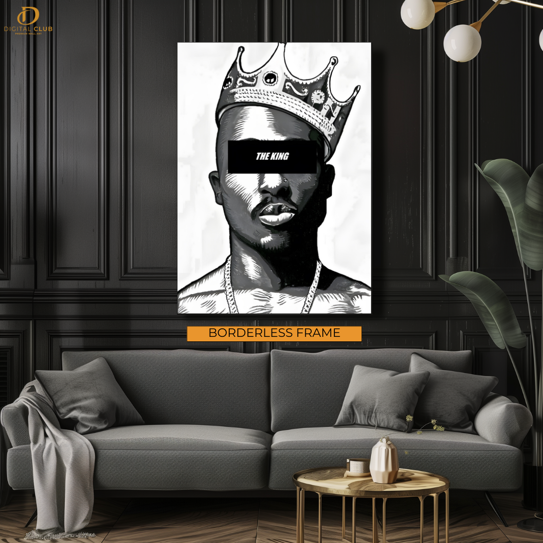 Tupac The KING - Artwork - Premium Wall Art