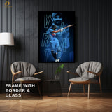Virat Kohli 13 - Cricket - Premium Wall Art