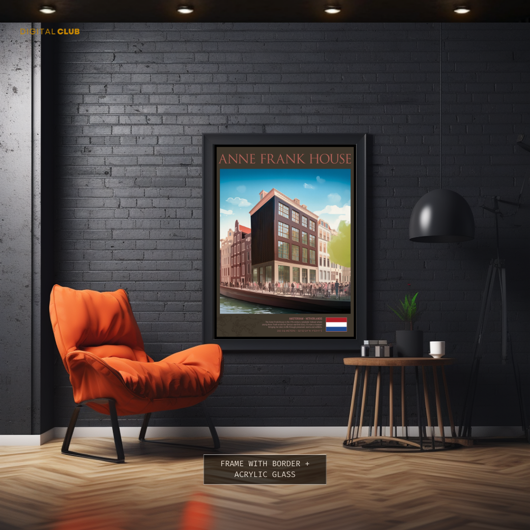 Anne Frank House Premium Wall Art