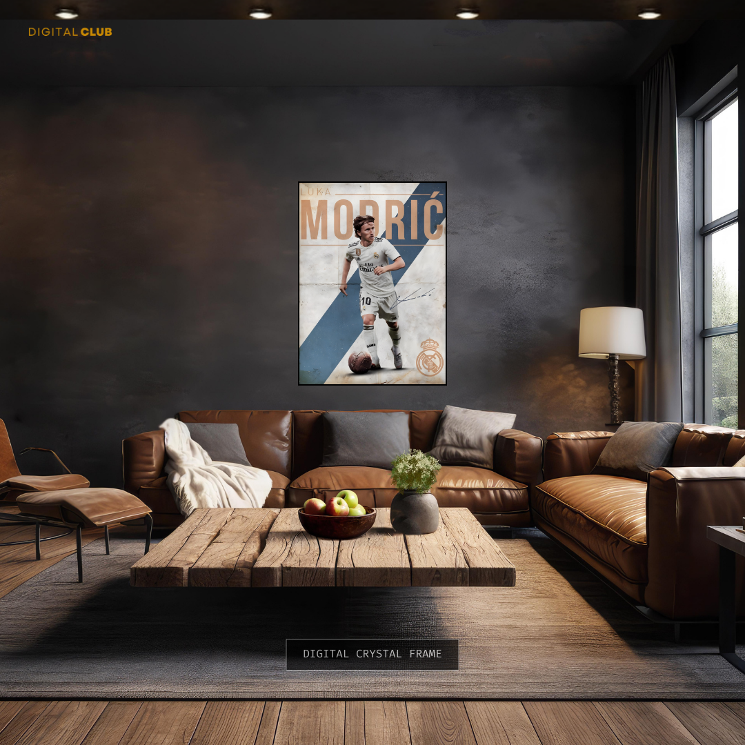 Luka Modric 1 - Football - Premium Wall Art