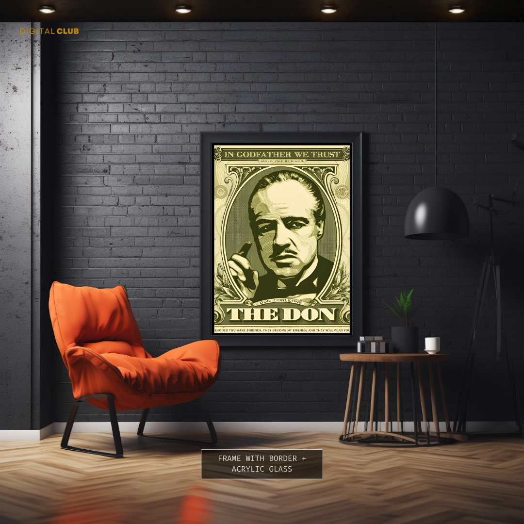 The Godfather The DON Premium Wall Art