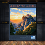 Metteora Monasteries Premium Wall Art