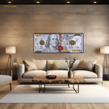 Dollar Bill x LV - Ultra-Wide Wall Art