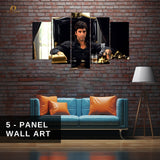 Tony Montana - Scarface - 5 Panel Wall Art