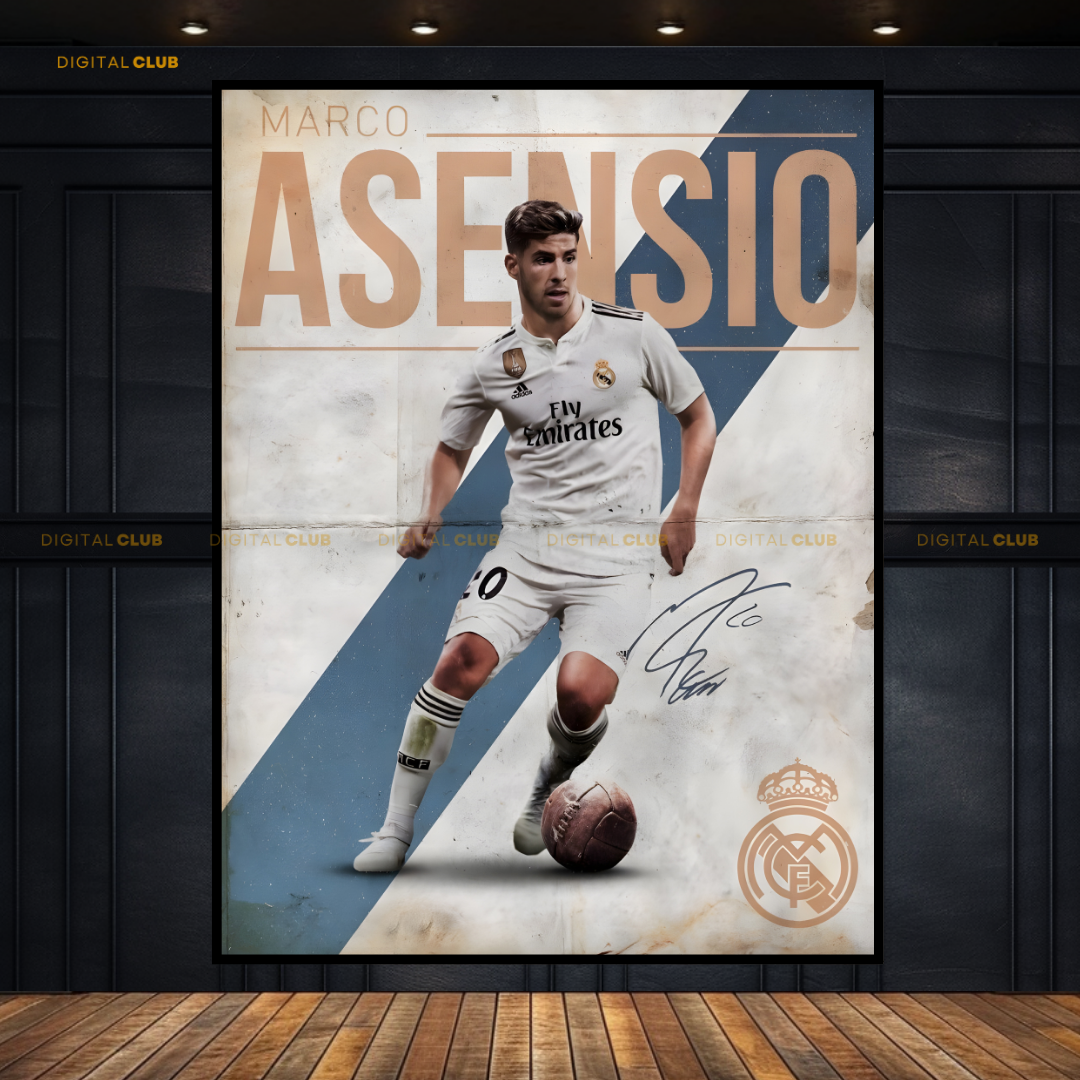 Marco Asensio - Football - Premium Wall Art