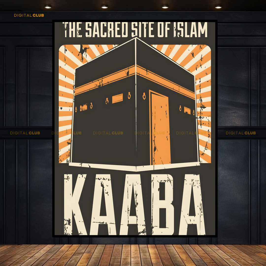 KAABA House of ALLAH Islamic Premium Wall Art