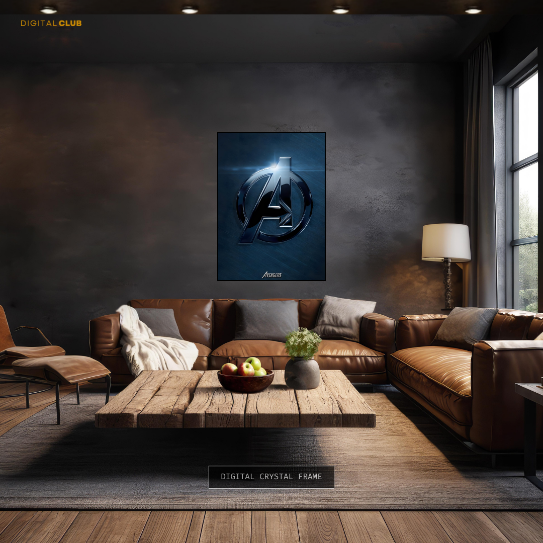 Avengers - Logo Artwork - Premium Wall Art