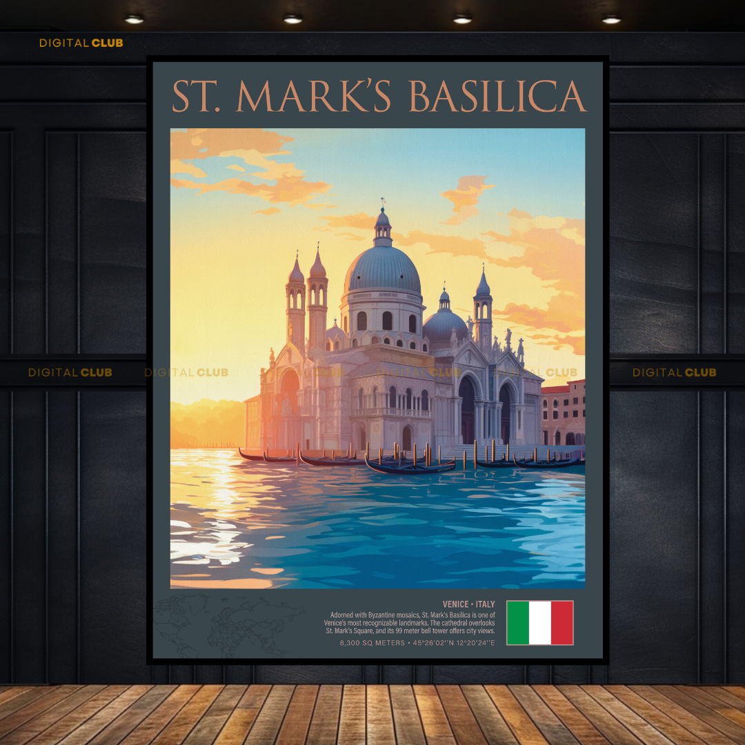 ST Marks Basilica Premium Wall Art