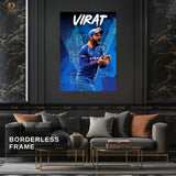 Virat Kohli 15 - Cricket - Premium Wall Art