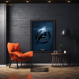 Avengers - Logo Artwork - Premium Wall Art