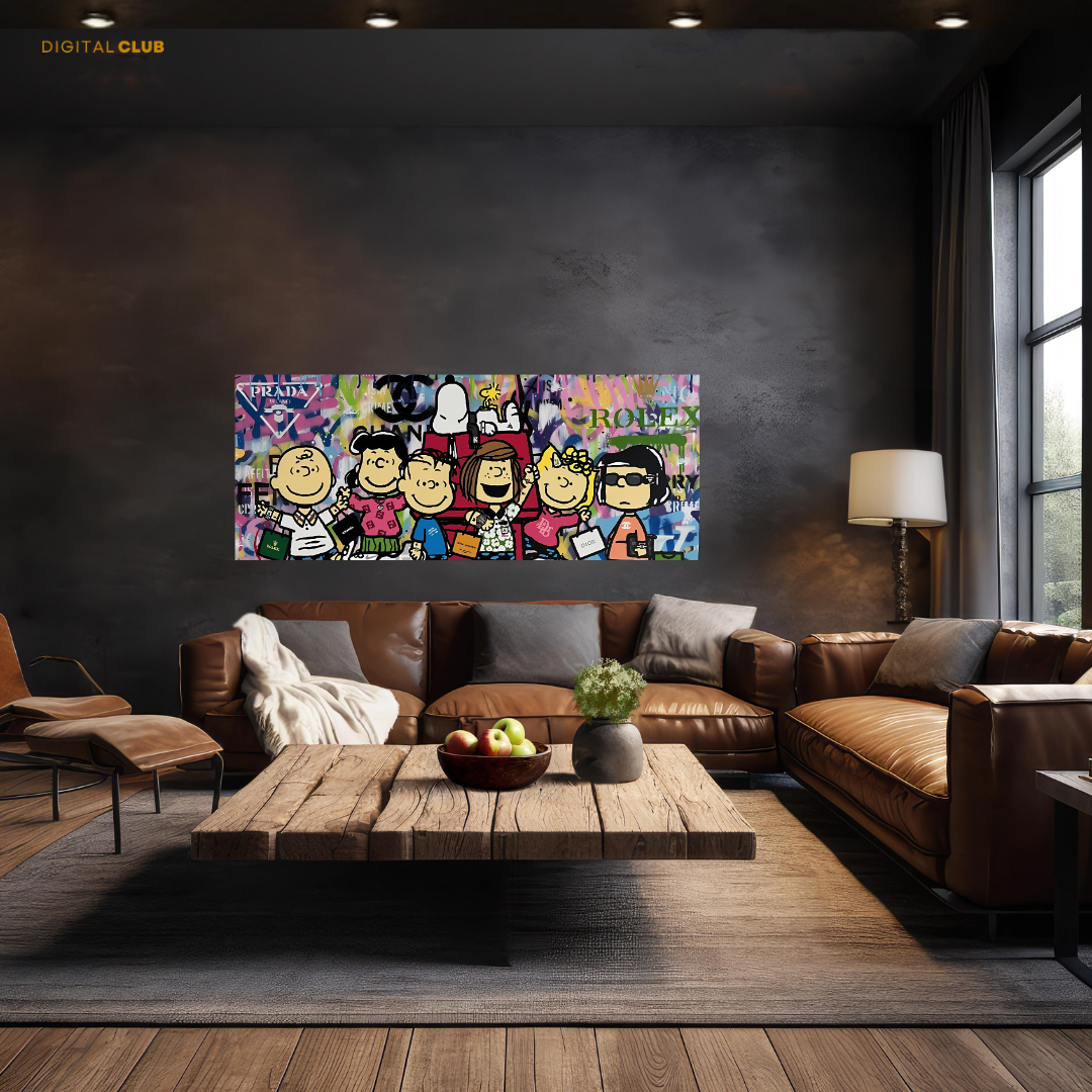 Snoopy Artwork - Ultra-Wide Wall Art