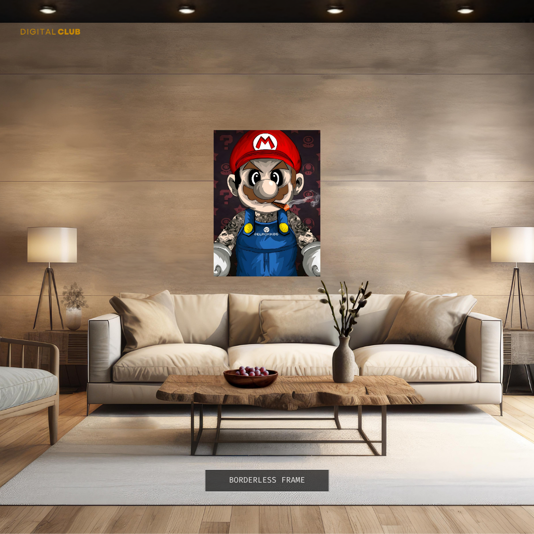 Super Mario - Artwork - Premium Wall Art