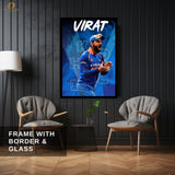 Virat Kohli 15 - Cricket - Premium Wall Art