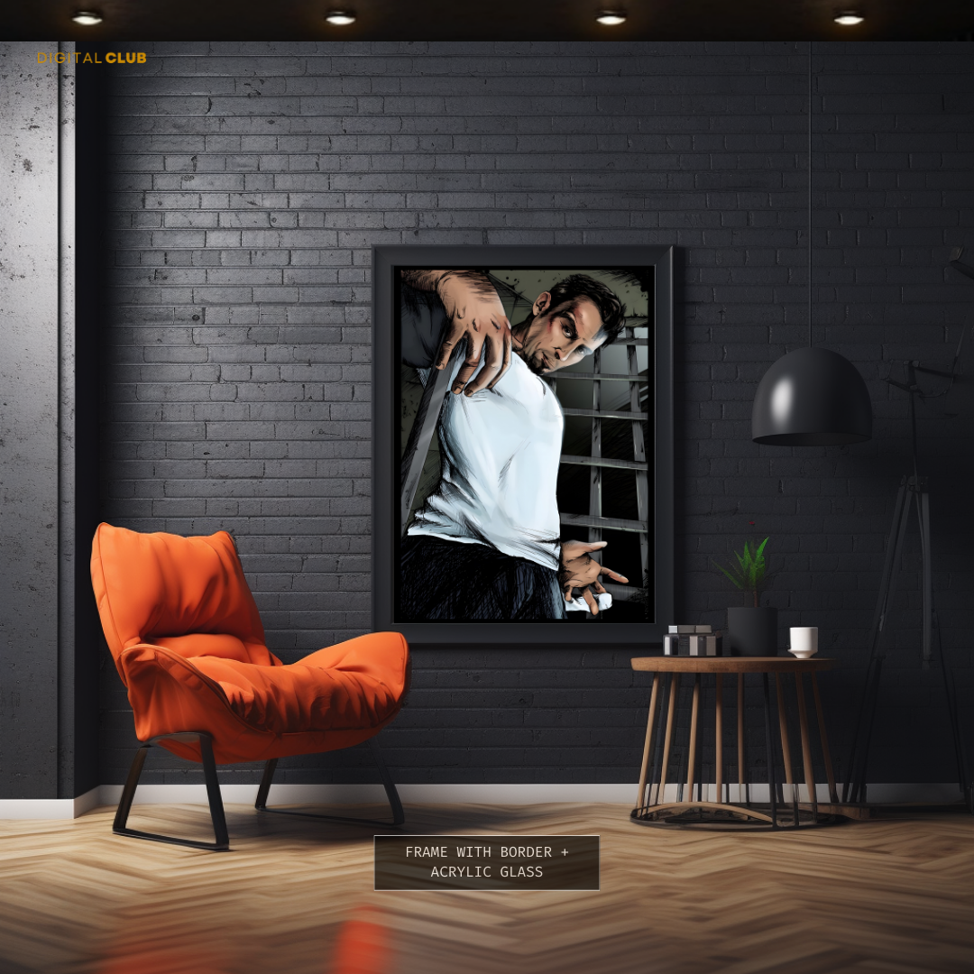 T-Bag Prison Break Tv Series Premium Wall Art