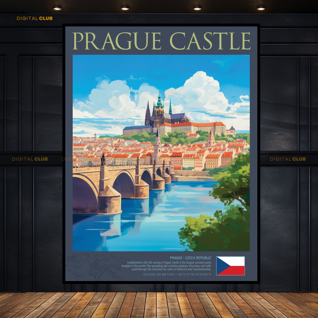 Prague Castle Premium Wall Art