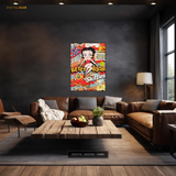 Betty Boop Pop ART Premium Wall Art