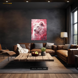 White Lion - Animal & Wildlife Premium Wall Art