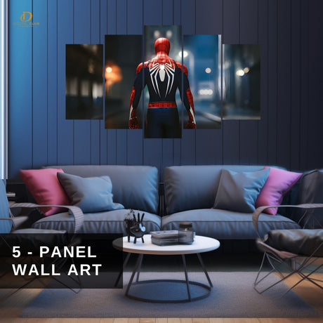 Spider Man - Marvel - 5 Panel Wall Art