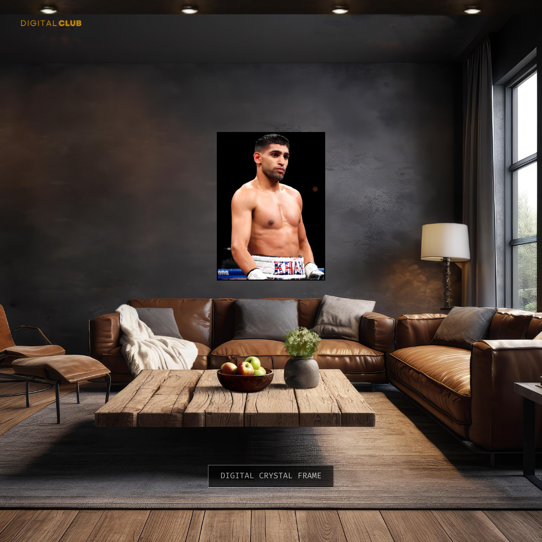 Amir Khan Boxing Champ Premium Wall Art
