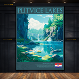 Plitvice Lakes Croatia Premium Wall Art
