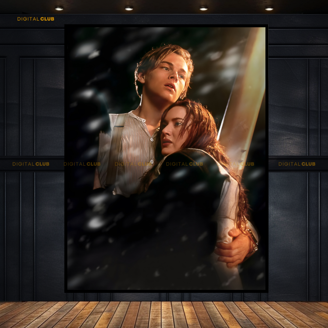Titanic Leonardo & Kate Movie Premium Wall Art