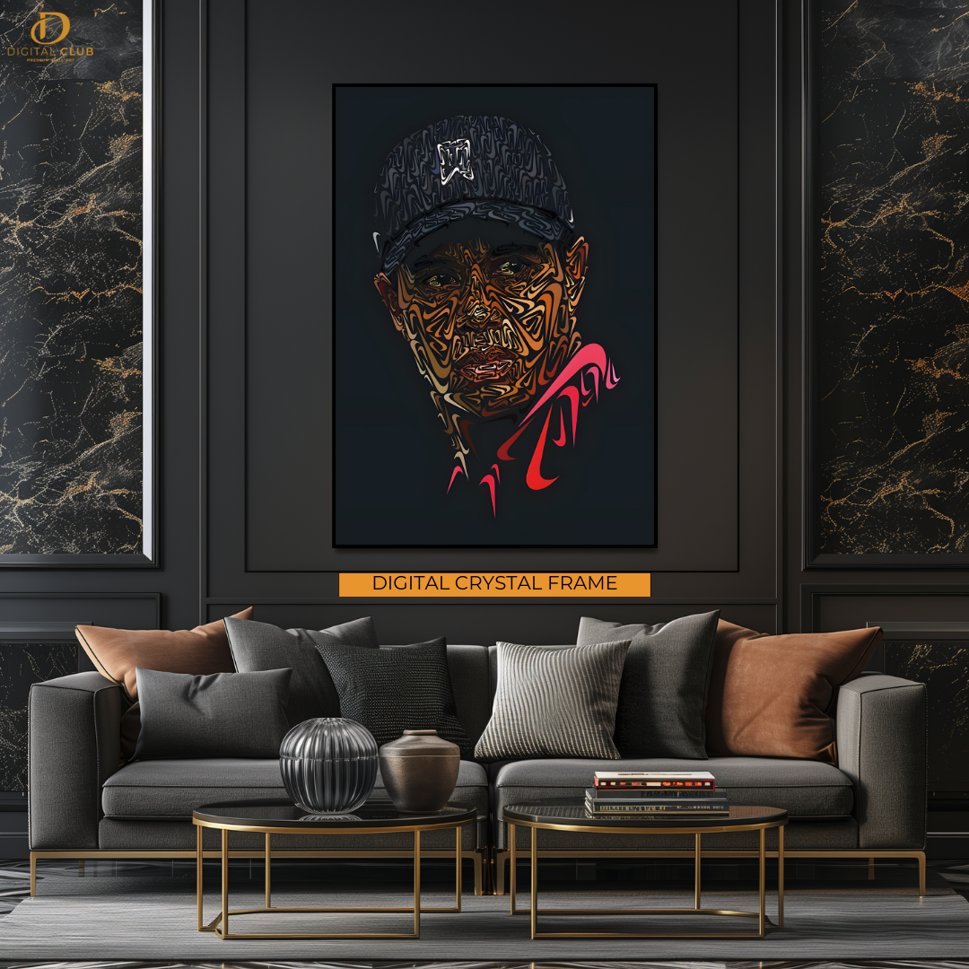 Tiger Woods - Golf Artwork - Premium Wall Art