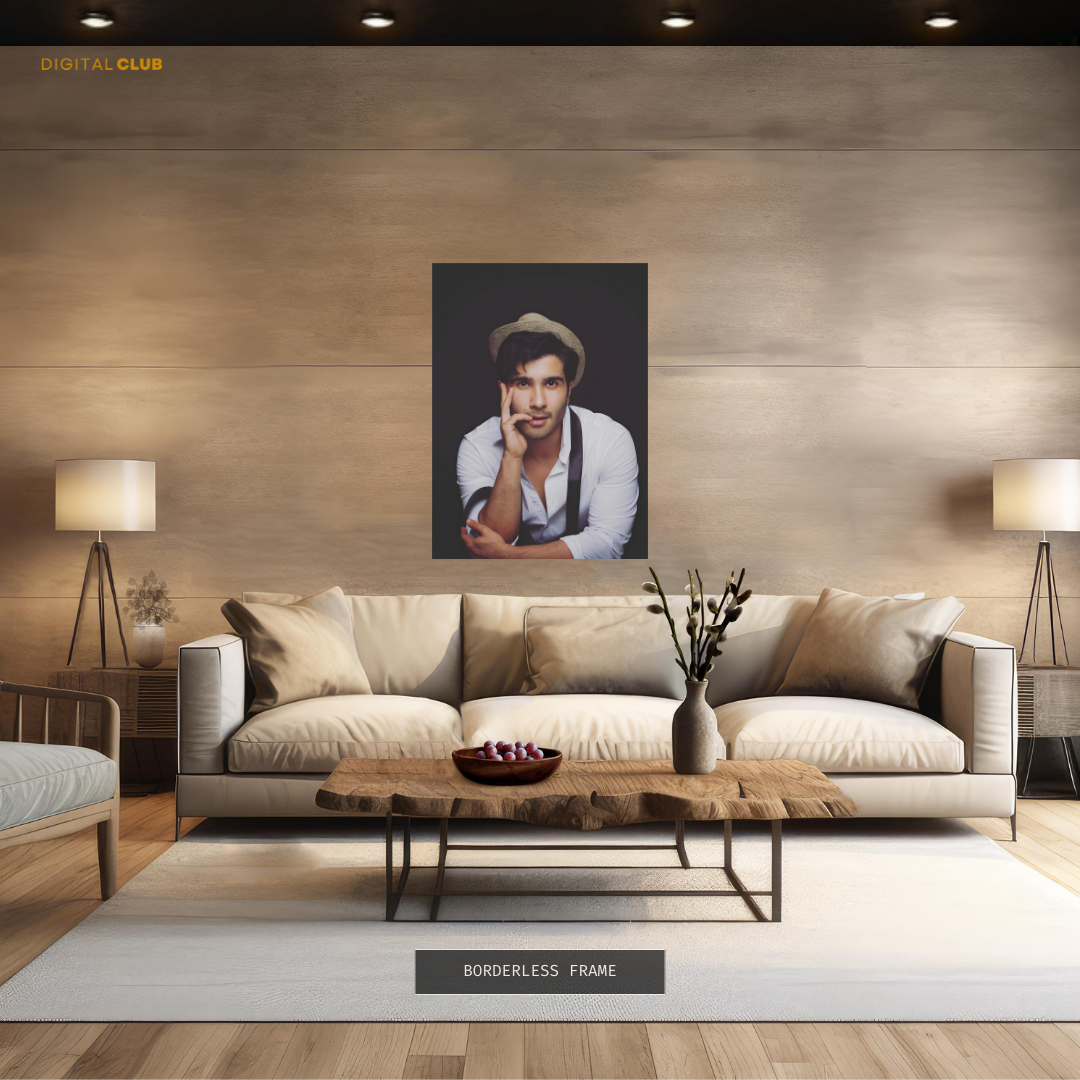 Feroz Khan Pakistani Actor Premium Wall Art