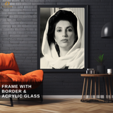 Benazir Bhutto - Pakistan - Premium Wall Art