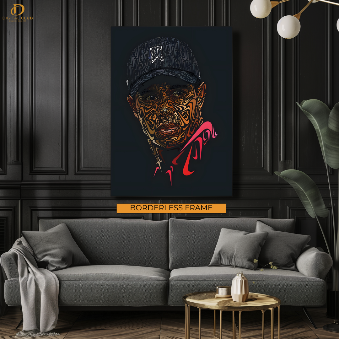 Tiger Woods - Golf Artwork - Premium Wall Art