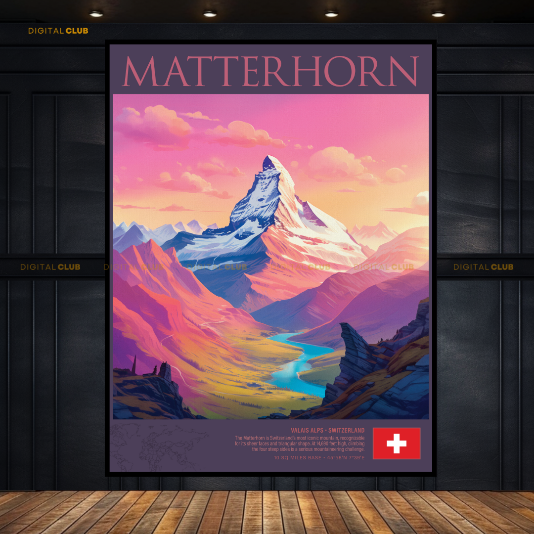 Matterhorn Swiss Premium Wall Art