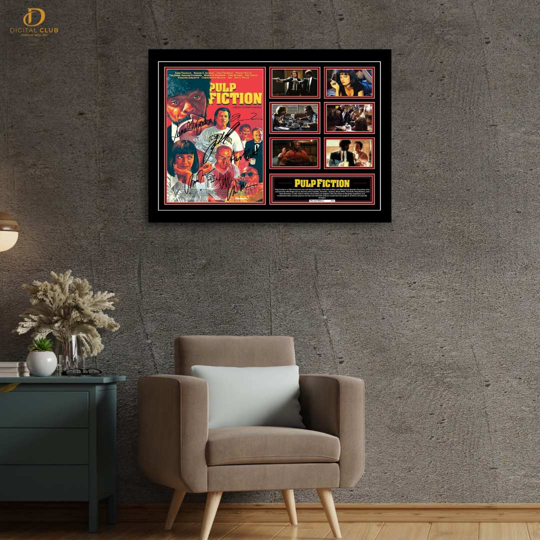 Pulp Fiction - Signed Memorabilia - Wall Art