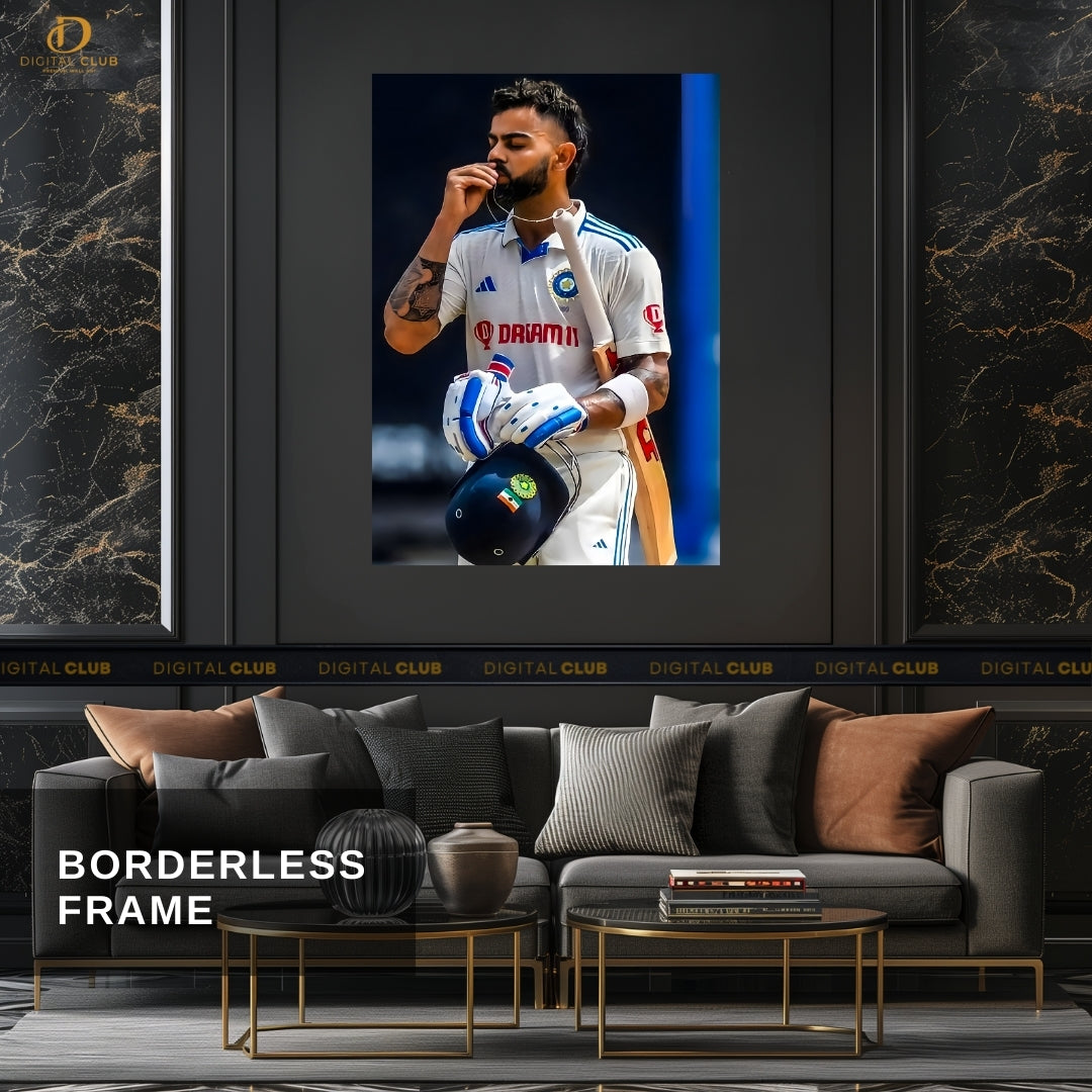 Virat Kohli 1 - Cricket - Premium Wall Art