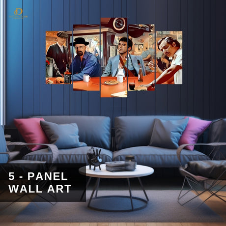 Mix Gangsters - Movies - 5 Panel Wall Art