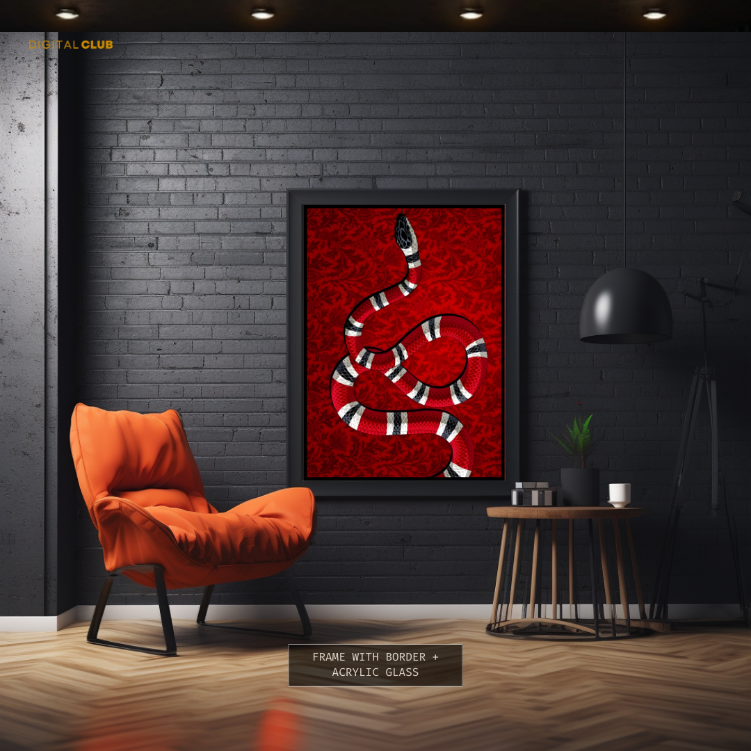 Gucci Snake Premium Wall Art