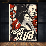 Fight Club Vintage Poster Premium Wall Art