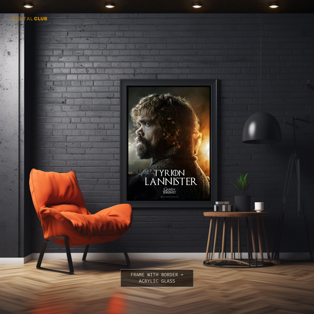 Tyrion Lannister - Game Of Thrones - Premium Wall Art