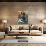 Tiger Artwork 4 - Animal & Wildlife Premium Wall Art