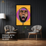 LeBron James - Basketball - Premium Wall Art